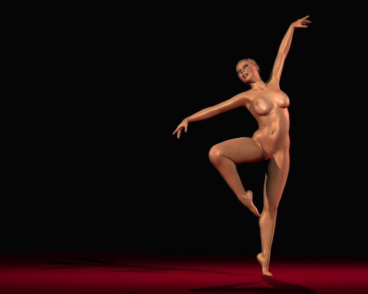 Nude erotic dance