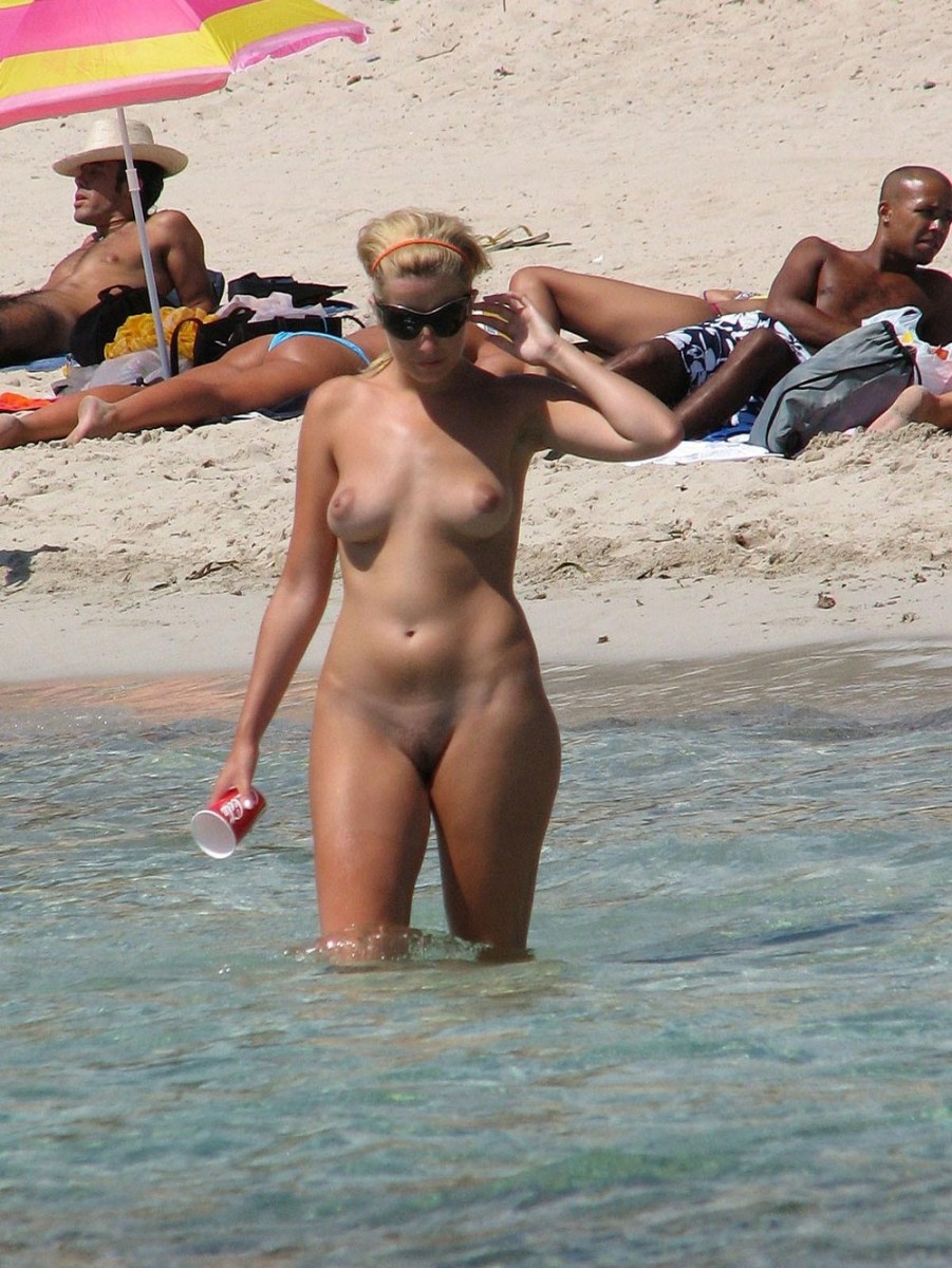 Beach free naked woman