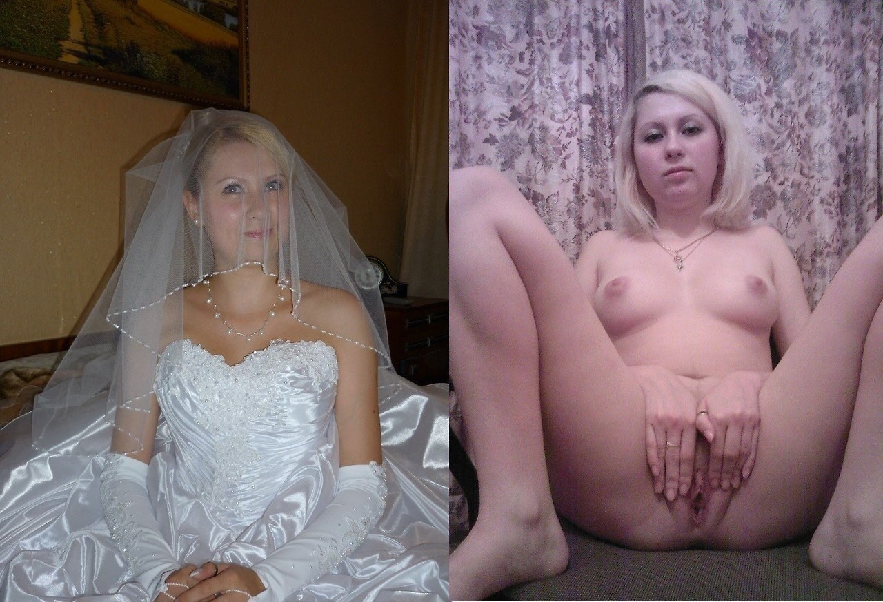 Русская невеста показывает пизду