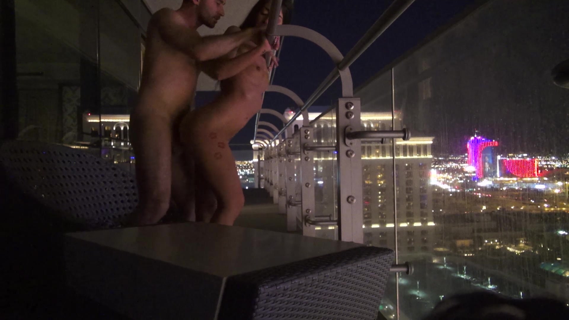 Шикарный Секс На Балконе